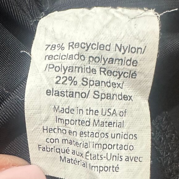 Beyond Yoga Cruz Scalloped High Waist 7/8 Yoga Leggings Black Medium Workout Gym - Picture 6 of 6